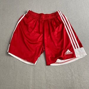 adidas Aeroready Teens Athletic Shorts size Large Red Gym & Training‎ Shorts